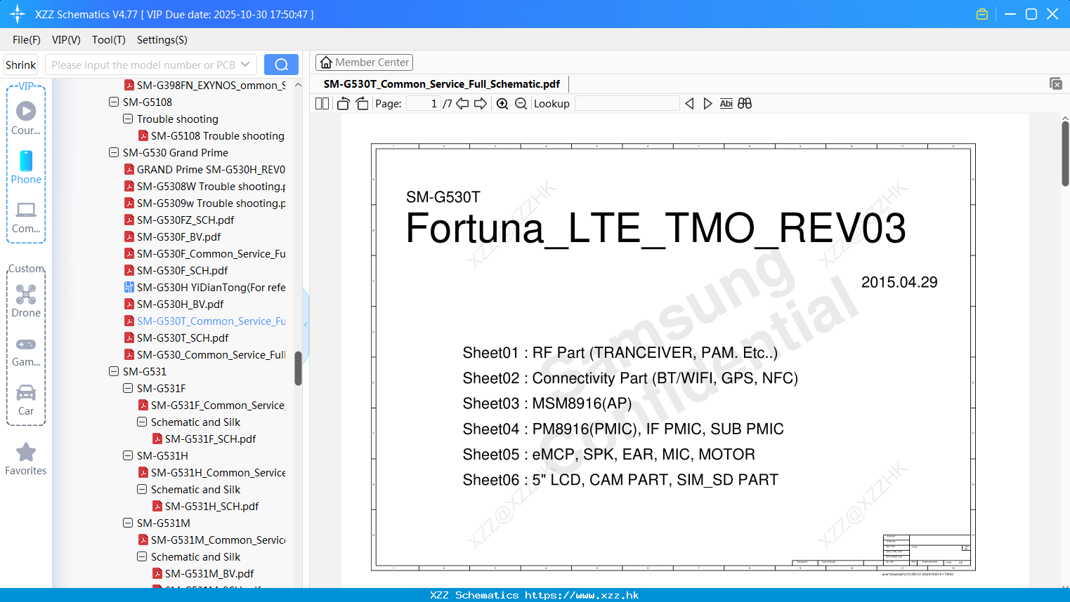 Samsung SM-G530T_Common_Service_Full_Schematic